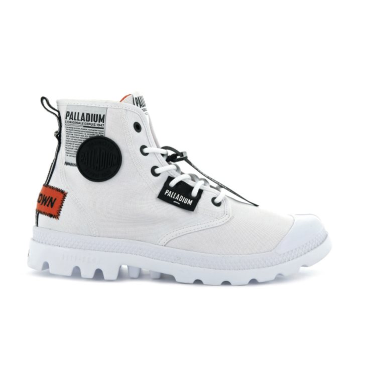 Palladium Pampa Lite Overlab Laarzen Dames Wit | NL 67LAQHW